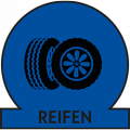 Ramponierter Reifen